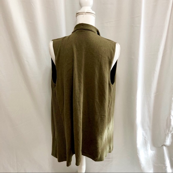 Loft Draped Sweater Vest - Picture 3 of 5